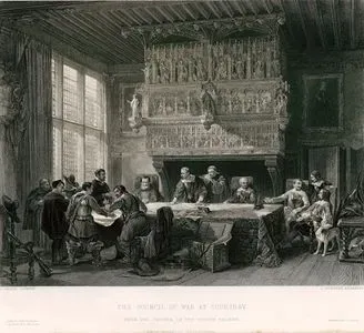The Council Of War At Courtray