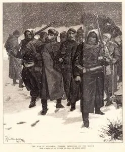 The War in Bulgaria, English Prisoners On The March