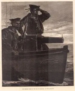 The British Fleet İn The Sea Of Marmora, On The Look Out