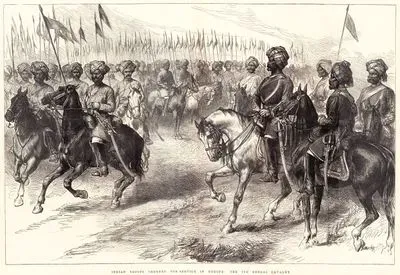 Indian Troops ordered for Service in Europe, the 9th Bengal Cavalry