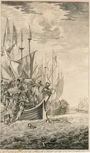 An Engagement With The French Fleet Off The Coast Of Flanders:The King Of England Commanding In Person