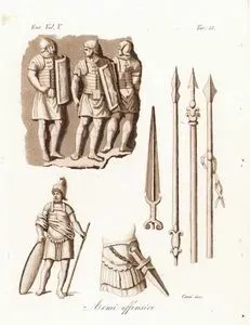 Armi Offensive, Eur. Vol V. Tav.13. (Offensive Weapons Of The Army Of Ancient Rome)