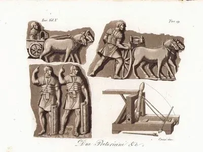 Due Pretoriani & C., Eur. Vol V. Tav.19. (Praetorian Guard And With Warlike instruments)