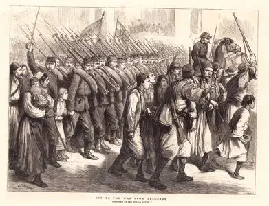 Off To The War From Belgrade