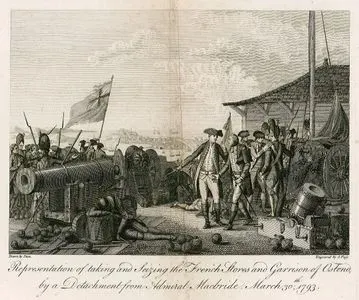 Representation Of Taking And Seizing The French Stores And Garrison Of Ostend By A Detachment From Admiral Macbride, March 30th 1793