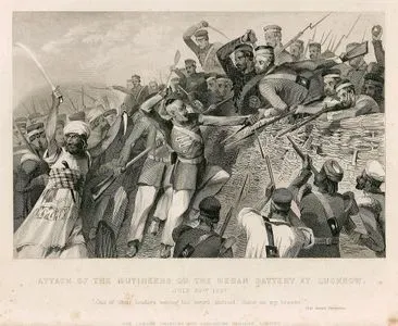 Attack Of The Mutineers On The Redan Battery At Lucknow, July 30 1857