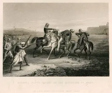 Colonel Platt Killed By The Mutineers At Mhow