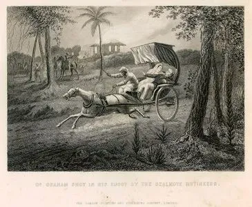 Dr.Graham Shot in His Buggy By The Sealkote Mutineers