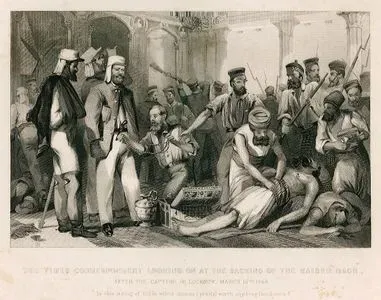 The Times Correspondent Looking On At The Sacking Of the Kaiser Bagh, After The Capture Of Lucknow, March 15 1858-Is this string of little white stones (pearls) worth anything, gentlemen?