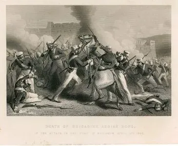 Death Of Brigadier Adrian Hope, in the Attack On The Fort Of Roodamow, April 15 1858