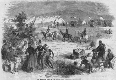 The Sardinian Camp İn The Crimea