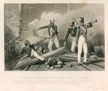 Blowing Up Of The Cashmere Gate At Delhi