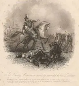 Sir Henry Lawrence Mortally Wounded Before Lucknow