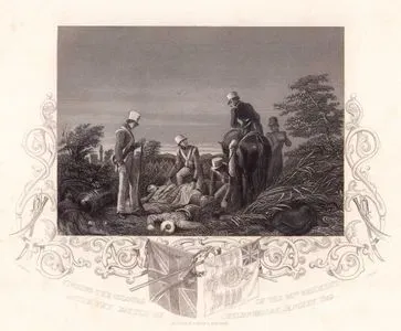 Finding The Colours Of The 24th. Regiment After The Battle Of Chillianwallah, January 1849