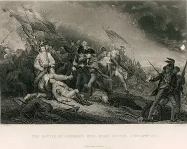 The Battle At Bunker's Hill, Near Boston, June 17th 1775