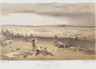 Camp of the 3rd Division, July 9th 1855 (Plate 12)