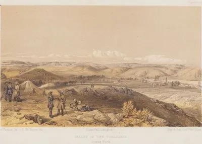 Valley of the Tchernaya, Looking North (Plate 15)