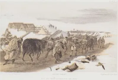 Huts and Warm Clothing for the Army (Plate 16)