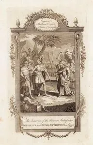 The interview of the Roman Ambassador Popillius, with King Antiochus in Egypt