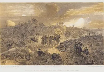 Interior of the Malakoff, With the Remains of the Round Tower (Plate 27)