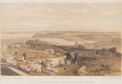 Sebastopol From Old Chersonese and Ancient Church of St.Vladimir (Plate 36)