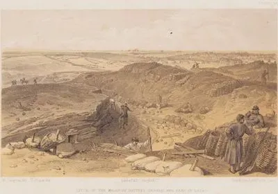 Ditch of the Malakoff Battery Gervais and Rear of Redan (Plate 39)