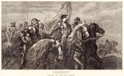 With All Their Banners Bravely Spread, And All Their Armour Flashing High