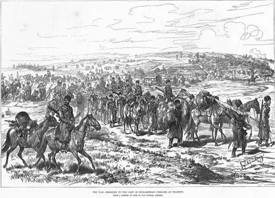 The War, Breaking Up The Camp Of Mohammedan Cossacks At Fratesti