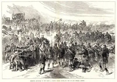 Reserves Advancing To The Front, A Sketch Before Plevna
