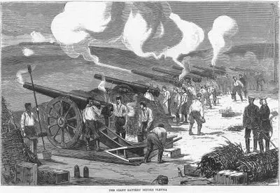 With The Russians, The Giant Battery Before Plevna