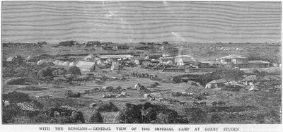 With The Russians-General View Of The İmperial Camp At Gorny Studen