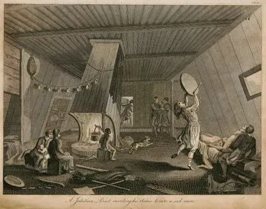A Yakutian-Priest İnvoking His Deities To Cure Sick Man