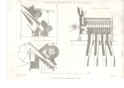 Thrashing Machinery At Whitfield