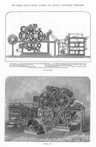 The Ingram Patent Rotary Machine For Printing Illustrated Newspapers