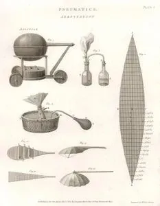 Pneumatics, Aerostation, Aeolipile, Plate I.