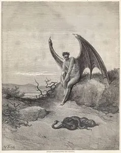 Satan Contemplating The Serpent