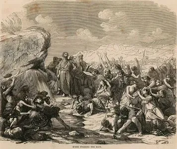Moses Striking The Rock, Exodus  XVII.