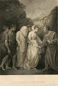 Moses Meeting His Wife And And Sons, Exodus Chap. 18 Ver. 5-8