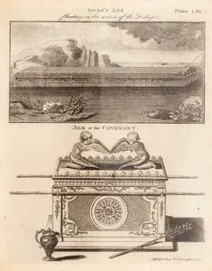 Noah's Ark Floating On The Water Of The Deluge - Ark Of The Covenant