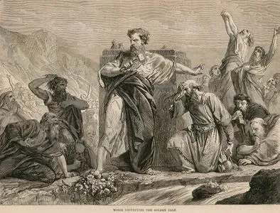 Moses Destroying The Golden Calf