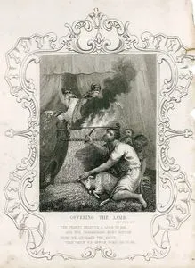Offering The Lamb, Lev. Ch. 3. V.7.-The Priest Selects A Lamb To Die and One Unblemished Must Secure When We 
Approach The Deity That Which We Offer Must Be Pure