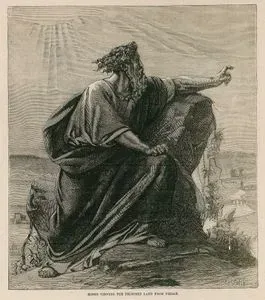 Moses Viewing The Promised Land From Pisgah