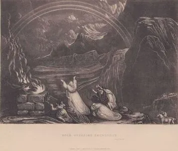 Noah Offering Sacrifices, Gen.Chap.8. Ver.20.
