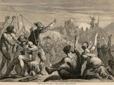 Arrival Of The Ark In The Camp Of The Israelites