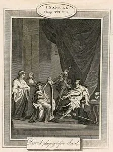 David Playing Before Saul, 1.Sam. Ch. 16. V. 23