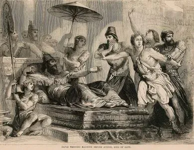 David Feigning Madness Before Achish, King Of Gath