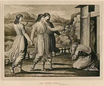 The Three Angels, Gen.XVIII. Ver.2.