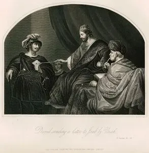 David Sending A Letter To Joab By Uriah, II. Samuel XI. 14.