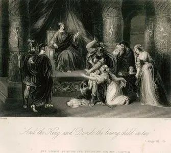 And The King Said, Divide The Living Child In Two, I. Kings III. 25.