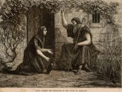 Elijah Claiming The Hospitality Of The Widow Of Zarephath